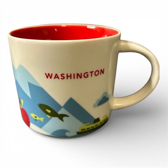 Starbucks Other - 2017 Starbucks Washington You Are Here Mug 14oz